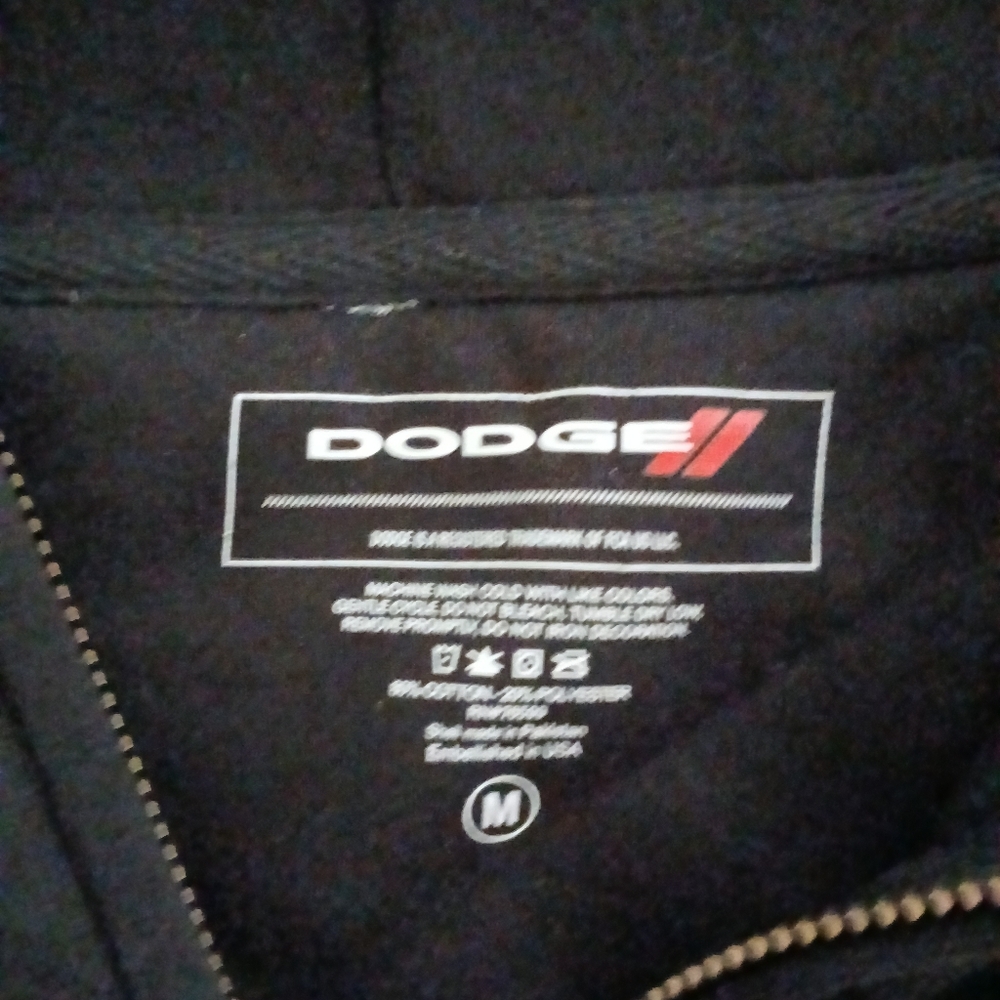 Dodge Black Jacket Woman Sz M